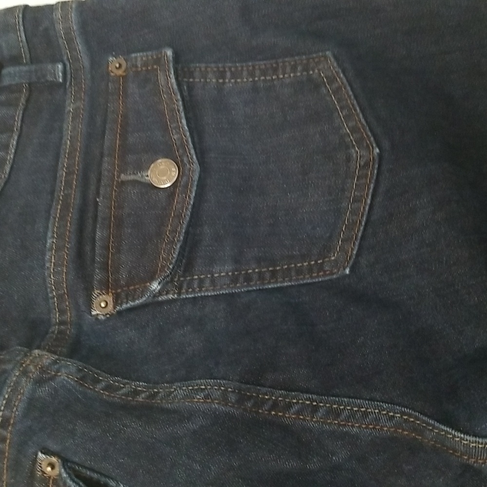 Banana Republic low rise bootcut jeans in dark wash size 10 - Picture 4 of 10